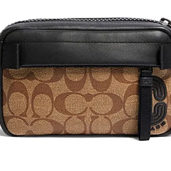 Coach Men's Brown and Black Crossbody Bag - Picture 5 of 8